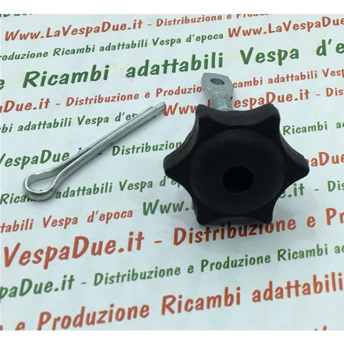 KIT COMPLETO DE TAPA/POMO DE COMBUSTIBLE CON TIRA DE ACOPLAMIENTO Y PASADOR DE SEGURIDAD PARA TODOS LOS MODELOS VESPA ECONOMY
