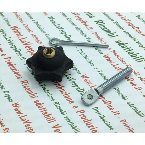KIT COMPLETO DE TAPA/POMO DE COMBUSTIBLE CON TIRA DE ACOPLAMIENTO Y PASADOR DE SEGURIDAD PARA TODOS LOS MODELOS VESPA ECONOMY
