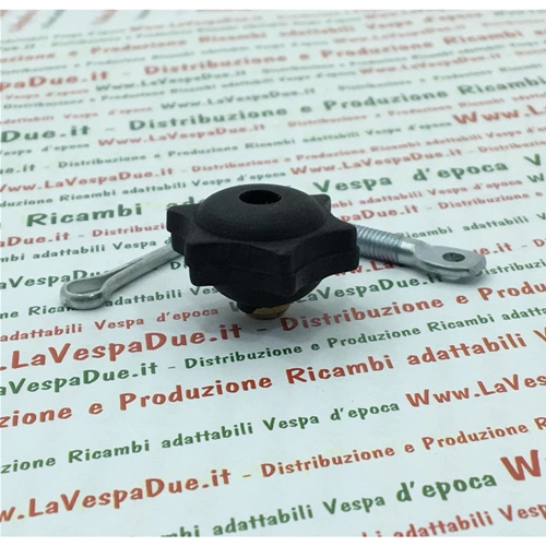 KIT COMPLETO DE TAPA/POMO DE COMBUSTIBLE CON TIRA DE ACOPLAMIENTO Y PASADOR DE SEGURIDAD PARA TODOS LOS MODELOS VESPA ECONOMY