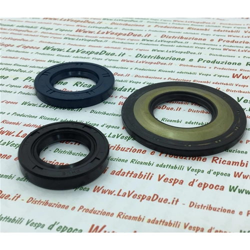 Kit de joints d'huile pour la révision du vilebrequin des Vespa 200 Rally Première Série VSE1T jusqu'au châssis 33996.