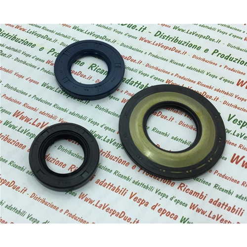 Kit de joints d'huile pour la révision du vilebrequin des Vespa 200 Rally Première Série VSE1T jusqu'au châssis 33996.