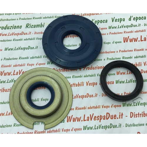 CRANKSHAFT OIL SEAL KIT FOR VESPA 125 SUPER VNC 150 SUPER VBC FIRST SERIES UP TO FRAME 70199