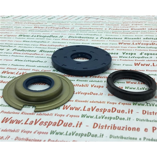 CRANKSHAFT OIL SEAL KIT FOR VESPA 125 SUPER VNC 150 SUPER VBC FIRST SERIES UP TO FRAME 70199