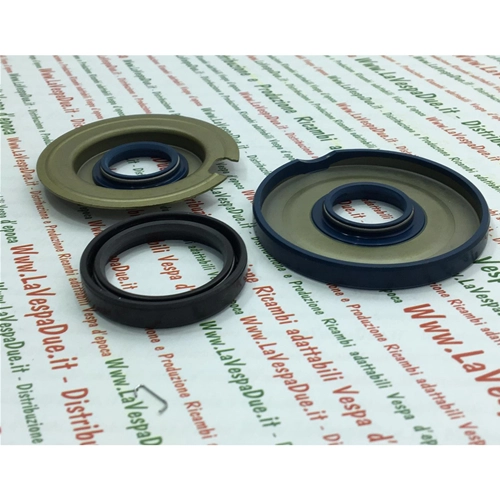 CRANKSHAFT OIL SEAL KIT FOR VESPA 125 SUPER VNC 150 SUPER VBC FIRST SERIES UP TO FRAME 70199