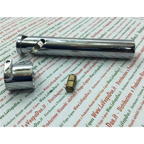 THROTTLE CONTROL TUBE KIT COMPLETE WITH SWITCH SUPPORT AND THROTTLE CONTROL SLIDING ARM FOR VESPA 125 VM1T VM2T VN1T VN2T VESPA 150 VL1T VL2T VL3T APE AB3T AB4T