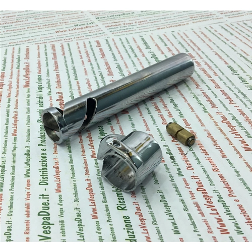 THROTTLE CONTROL TUBE KIT COMPLETE WITH SWITCH SUPPORT AND THROTTLE CONTROL SLIDING ARM FOR VESPA 125 VM1T VM2T VN1T VN2T VESPA 150 VL1T VL2T VL3T APE AB3T AB4T