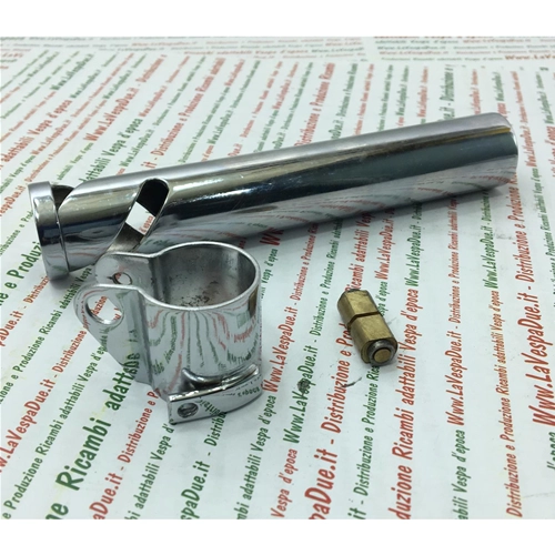THROTTLE CONTROL TUBE KIT COMPLETE WITH SWITCH SUPPORT AND THROTTLE CONTROL SLIDING ARM FOR VESPA 125 VM1T VM2T VN1T VN2T VESPA 150 VL1T VL2T VL3T APE AB3T AB4T