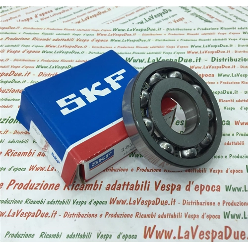 Rodamiento SKF 25 x 62 x 12 de 9 bolas para el lado del embrague del cigüeñal/volante para Vespa 125 150 160 180 200 PX PE GS SS Rally T5 COSA TS VL SUPER GT GTR