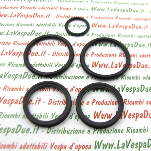 5-Piece O-Ring Kit for Complete Overhaul of the Fork Header Tube for Vespa PK 50 XL V5X3T