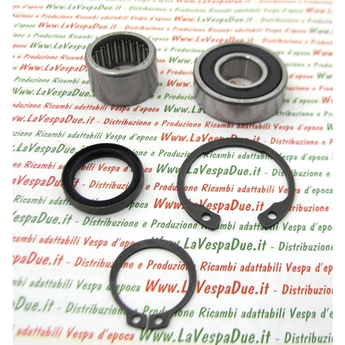 Kit de révision des roulements de tambour de fourche avant pour Vespa PX 125 150 200 à partir de 1998, frein à disque avant