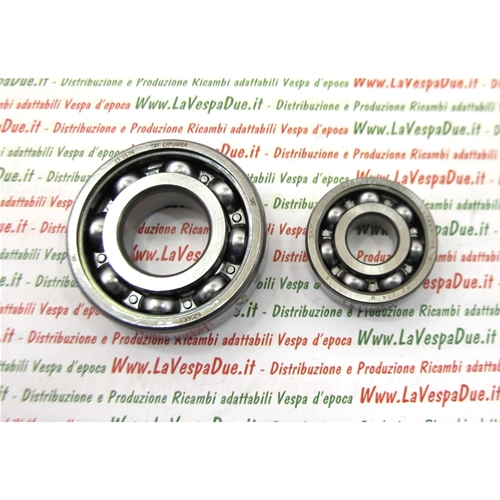 FRONT WHEEL AXLE HUB DRUM OVERHAUL BEARING KIT FOR VESPA 160 GS 180 SS