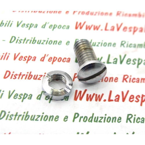 TORNILLO CON TUERCA PARA LA UNIÓN DEL CONTROL DE CAMBIOS VESPA 125 V30T V33T VU1T VM1T VM2T VN1T VN2T 150 VL1T VL2T VL3T PLACA DE SOPORTE DEL REGISTRO DE CABLES VESPA 125 V30T V33T VU1T VM1T VM2T VN1T VN2T 150 VL1T VL2T VL3T