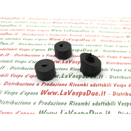 KIT 3 GUMMI-ABSTANDSHALTER FÜR KENNZEICHENHALTERUNG VESPA 98 125 150 V1T V15T V30T V33T VU1T VN1T VN2T VM1T VM2T VNA VNB VL VB1T VBA VBB GS VS