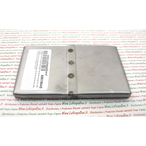 CHAPA METÁLICA BAJO LA MATRÍCULA PARA VESPA 125 150 160 180 200 DE 1963 A 1978