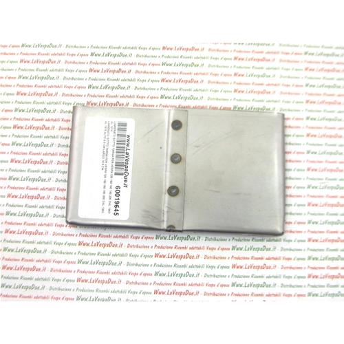 CHAPA METÁLICA BAJO LA MATRÍCULA PARA VESPA 125 150 160 180 200 DE 1963 A 1978