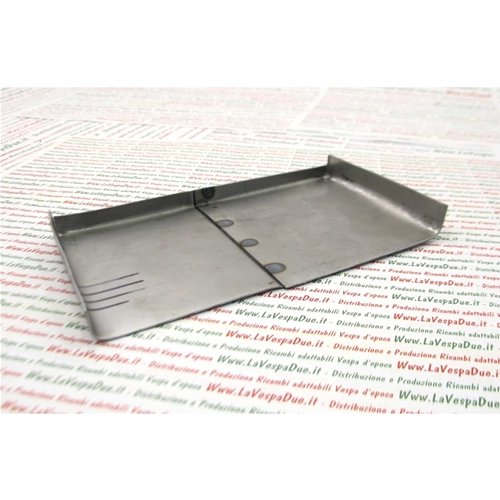 CHAPA METÁLICA BAJO LA MATRÍCULA PARA VESPA 125 150 160 180 200 DE 1963 A 1978