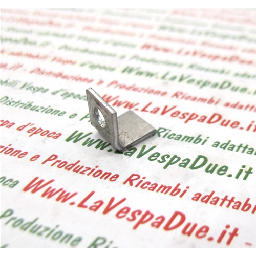 PLAQUE DE SUPPORT DE BUTÉE À RESSORT POUR PORTE-DOCUMENTS CÔTÉ GAUCHE POUR CADRE VESPA 98 125 150 DE 1946 À 1958 V1T V15T V98T V30T V33T VM1T VM2T VN1T VN2T VU1T