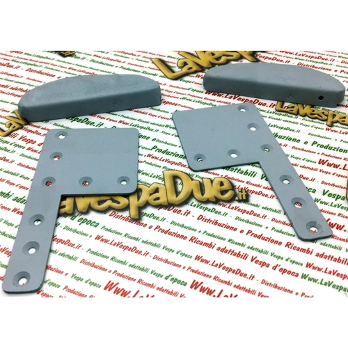 PAIR OF SIDE PROTECTIONS FOR APE 125 A A1T TO THE A15T MODEL FROM 1947 TO 1952 WOODEN BODY, HANDCRAFTED PRODUCT