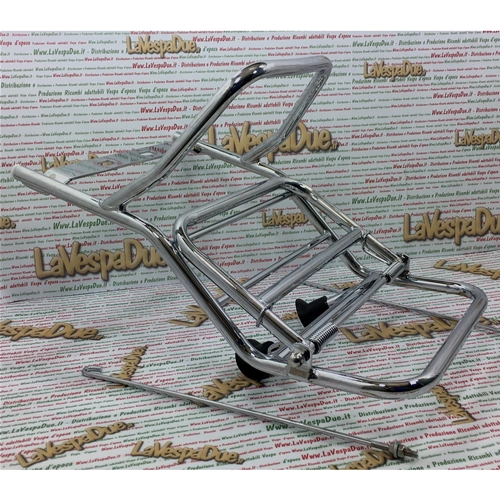 Chrome rear pannier rack for VESPA VBA VBB VNB TS GS SS SPRINT 180 RALLY GT GTR SUPER GL 125 150 180 200