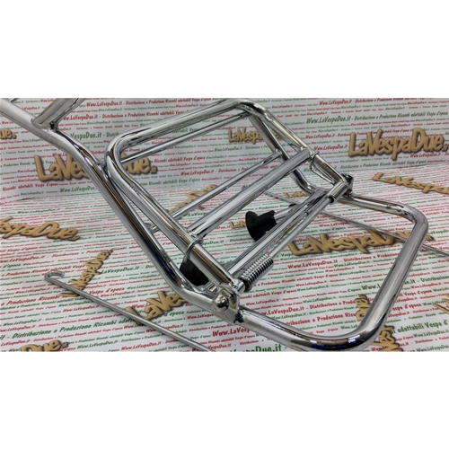 Chrome rear pannier rack for VESPA VBA VBB VNB TS GS SS SPRINT 180 RALLY GT GTR SUPER GL 125 150 180 200