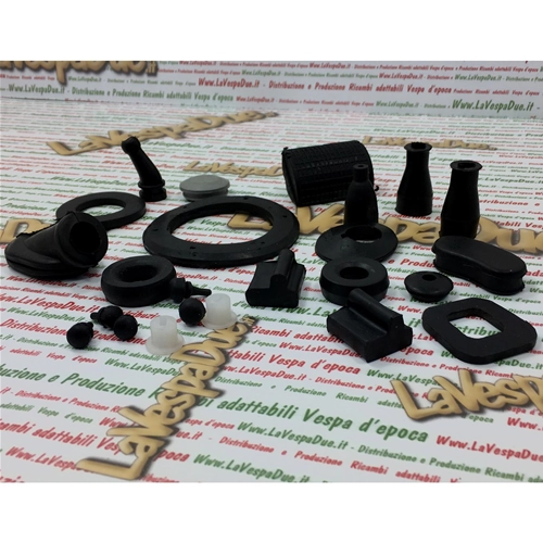 Kit de presse-étoupe en caoutchouc et pour câbles, adaptable pour VESPA 50 90 125 NLR SPECIAL PRIMAVERA ET3 ELESTART