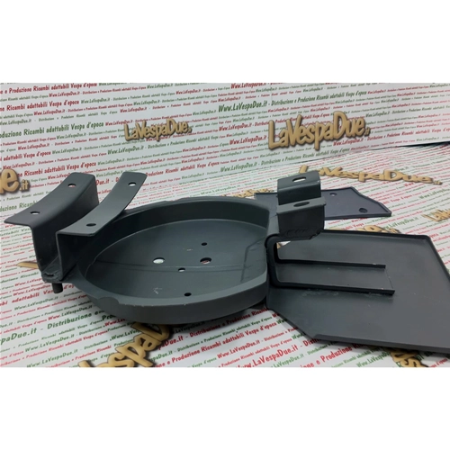 SOPORTE COMPLETO PARA RUEDA DE REPUESTO TRASERA PARA VESPA 50 125 150 SPECIAL ET3 PRIMAVERA TS GL GT VESPA RUEDA DE 10 PULGADAS