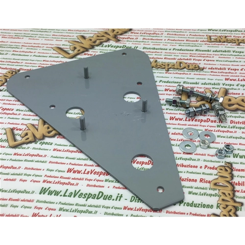 Verstärkungsplatte zur Befestigung des Rücksitzes an der Gepäckträgerplatte für Vespa 125 150 VNA VNB VBA VBB GL GT