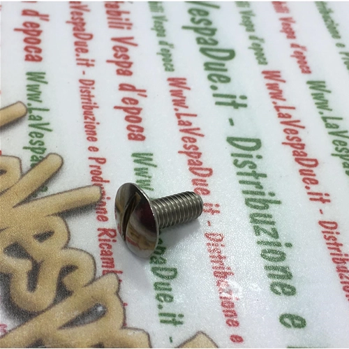 5 X 12 MM SCREW WITH SLOTTED BOW HEAD IN STAINLESS STEEL FOR MUDGUARD VESPA 50 NLR 125 160 180 RALLY SUPER SPRINT VNA VNB SPRINT RO 014467 253612 234195