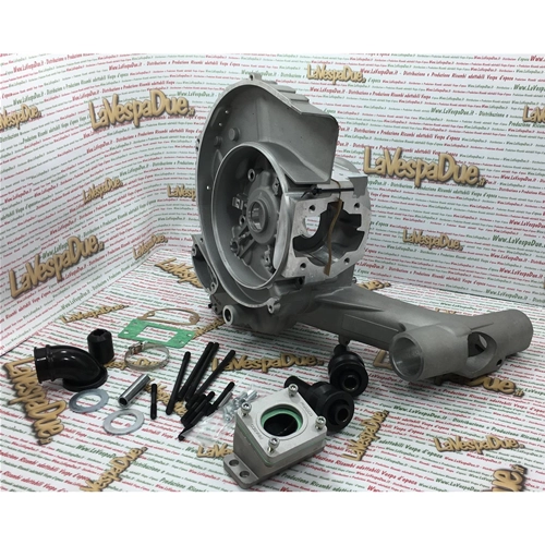 OFERTA ESPECIAL: PAR DE CARCASAS DE MOTOR 26482025 PINASCO ESCLAVO CON PAQUETE DE LÁMINAS VESPA PX 125 T5