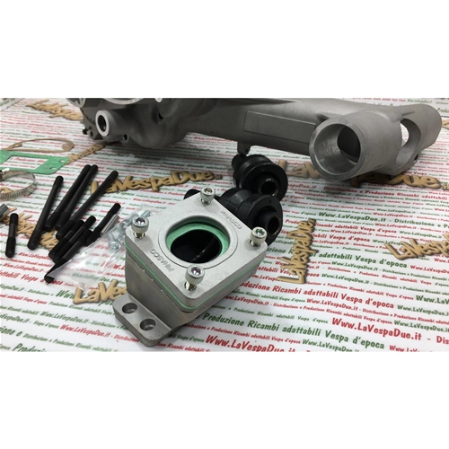 OFERTA ESPECIAL: PAR DE CARCASAS DE MOTOR 26482025 PINASCO ESCLAVO CON PAQUETE DE LÁMINAS VESPA PX 125 T5