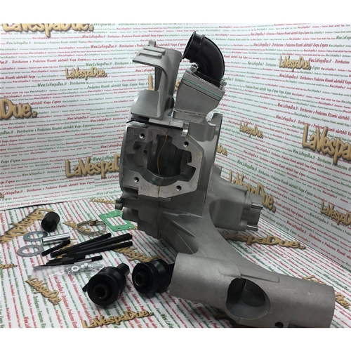 OFERTA ESPECIAL: PAR DE CARCASAS DE MOTOR 26482025 PINASCO ESCLAVO CON PAQUETE DE LÁMINAS VESPA PX 125 T5