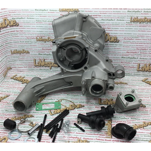 OFERTA ESPECIAL: PAR DE CARCASAS DE MOTOR 26482025 PINASCO ESCLAVO CON PAQUETE DE LÁMINAS VESPA PX 125 T5