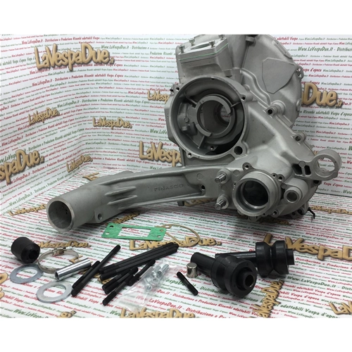 OFERTA ESPECIAL: PAR DE CARCASAS DE MOTOR 26482025 PINASCO ESCLAVO CON PAQUETE DE LÁMINAS VESPA PX 125 T5