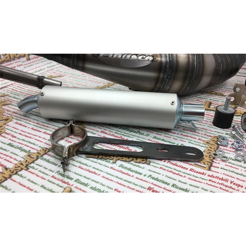 OFERTA ESPECIAL SILENCIADOR 27560210 PINASCO ZUERA FACTORY VESPA PEQUEÑA 50 90 125 PRIMAVERA ET3 CON ESCAPE ESTÁNDAR