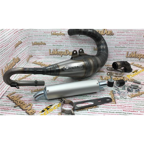 OFERTA ESPECIAL SILENCIADOR 27560210 PINASCO ZUERA FACTORY VESPA PEQUEÑA 50 90 125 PRIMAVERA ET3 CON ESCAPE ESTÁNDAR