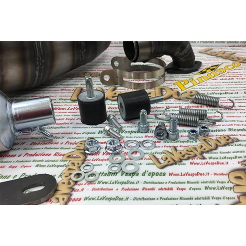 OFERTA ESPECIAL SILENCIADOR 27560210 PINASCO ZUERA FACTORY VESPA PEQUEÑA 50 90 125 PRIMAVERA ET3 CON ESCAPE ESTÁNDAR