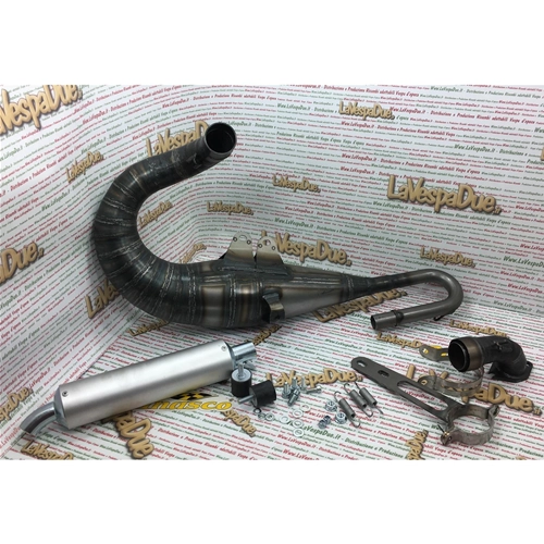 OFFRE SPÉCIALE PILE D'ÉCHAPPEMENT 27560211 PINASCO ZUERA FACTORY VESPA PETIT GROS ALÉSAGE 50 90 125 PRIMAVERA ET3 AVEC ÉCHAPPEMENT LARGE