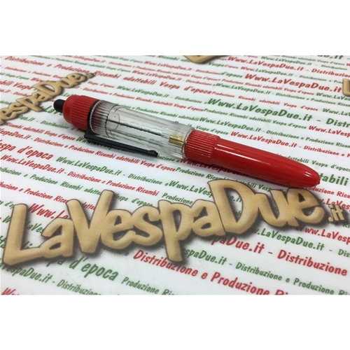 PEN-TYPE OILER WITH PUSH-BUTTON DISPENSER, 140MM LONG BRASS STRAW, 5 GRAMS TANK CAPACITY