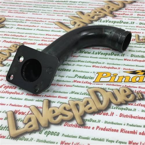 PINASCO 26530959 Ansaugkrümmer für PINASCO VESPA Faro Basso 26031000 Zylinder, passend für 24er Vergaser mit Gummianschluss