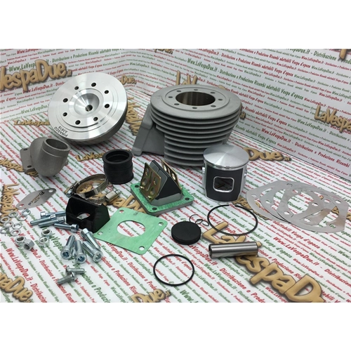GRUPO 25031803 CILINDRO TÉRMICO PINASCO EN ALUMINIO LAMINAS BIG BORE ZUERA VTR 145 60 MM ZUERA PARA VESPA 50 125 PRIMAVERA ET3 PK NLR ESPECIAL