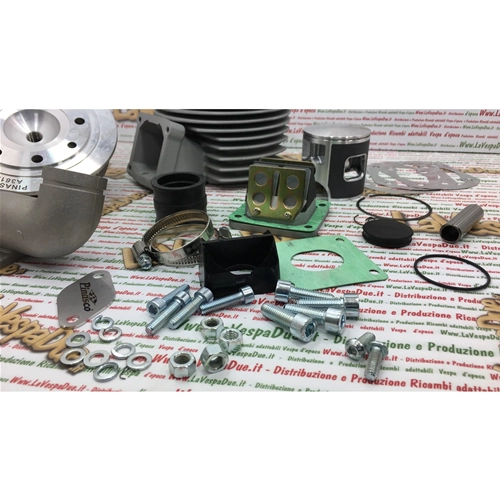 GRUPO 25031803 CILINDRO TÉRMICO PINASCO EN ALUMINIO LAMINAS BIG BORE ZUERA VTR 145 60 MM ZUERA PARA VESPA 50 125 PRIMAVERA ET3 PK NLR ESPECIAL