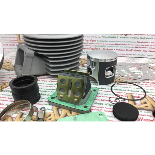 GRUPO 25031803 CILINDRO TÉRMICO PINASCO EN ALUMINIO LAMINAS BIG BORE ZUERA VTR 145 60 MM ZUERA PARA VESPA 50 125 PRIMAVERA ET3 PK NLR ESPECIAL
