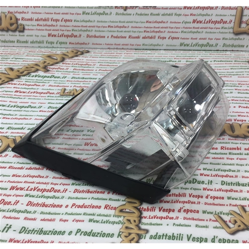 Luz de freno trasera blanca transparente para Vespa PX 80, 125, 150, 200 y PX 200 E de primera serie.