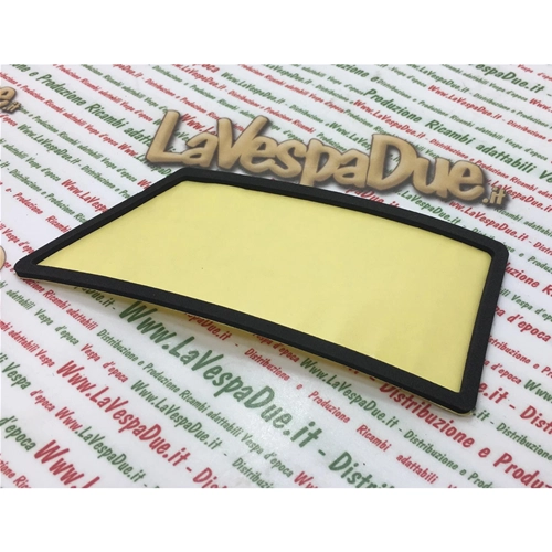 Junta externa negra para intermitente trasero izquierdo de Vespa PX 80 125 150 200 PE T5 Lusso con película adhesiva.