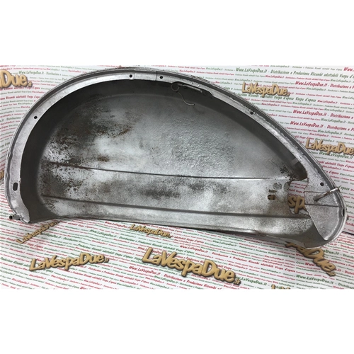 Cofano destro con lampeggiatore orifìginale PIAGGIO fondo di magazzino per VESPA PX 80 125 150 200 E ARCOBALENO ganci interni fondo chiaro