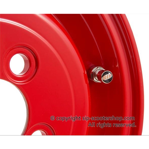 SIP 83019000 tubeless rim in red aluminum for 3.50 - 8 " tires for VESPA 125 150 98 V1T A V15T V30T A V33T VU1T VM VNV VNA VNB ACMA VL VB1 VBA VBB