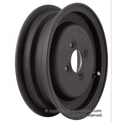 SIP 83016000 black tubeless rim for 3.50 - 8 " tires VESPA 125 150 98 V1T A V15T V30T A V33T VU1T VM VNV VNA VNB ACMA VL VB1 VBA VBB