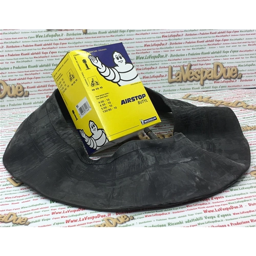 Camera d'aria MICHELIN 4.00 4.50 5.00 - 10 130/90 10 10 CG 13 per APE 501 E LAMBRETTA