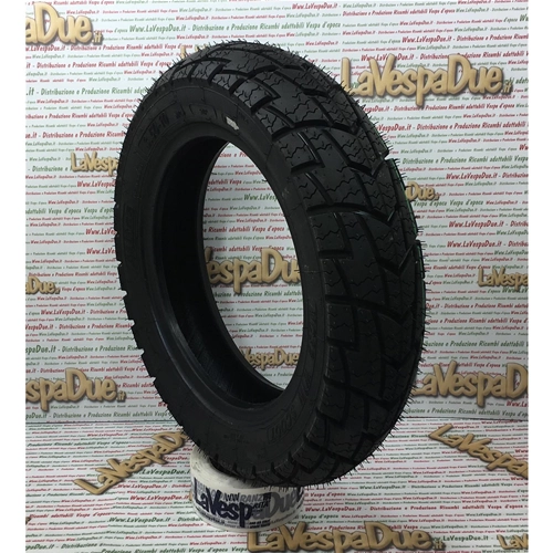 Pneu hiver MITAS SAVA 3.50 10 MC 32, indice de charge 51 P, vitesse maximale 150 km/h, pour Vespa Ape et Lambretta, idéal pour jantes tubeless.