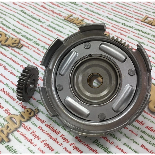 POLINI PRIMARY PAIR 202.1217 CLUTCH BELL STRAIGHT TEETH Z 27 69 FOR VESPA 50 125 ET3 PK XL ETS